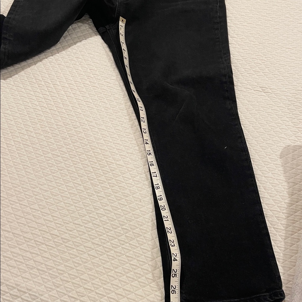 Agolde Riley Crop Jeans Black - Picture 7 of 7